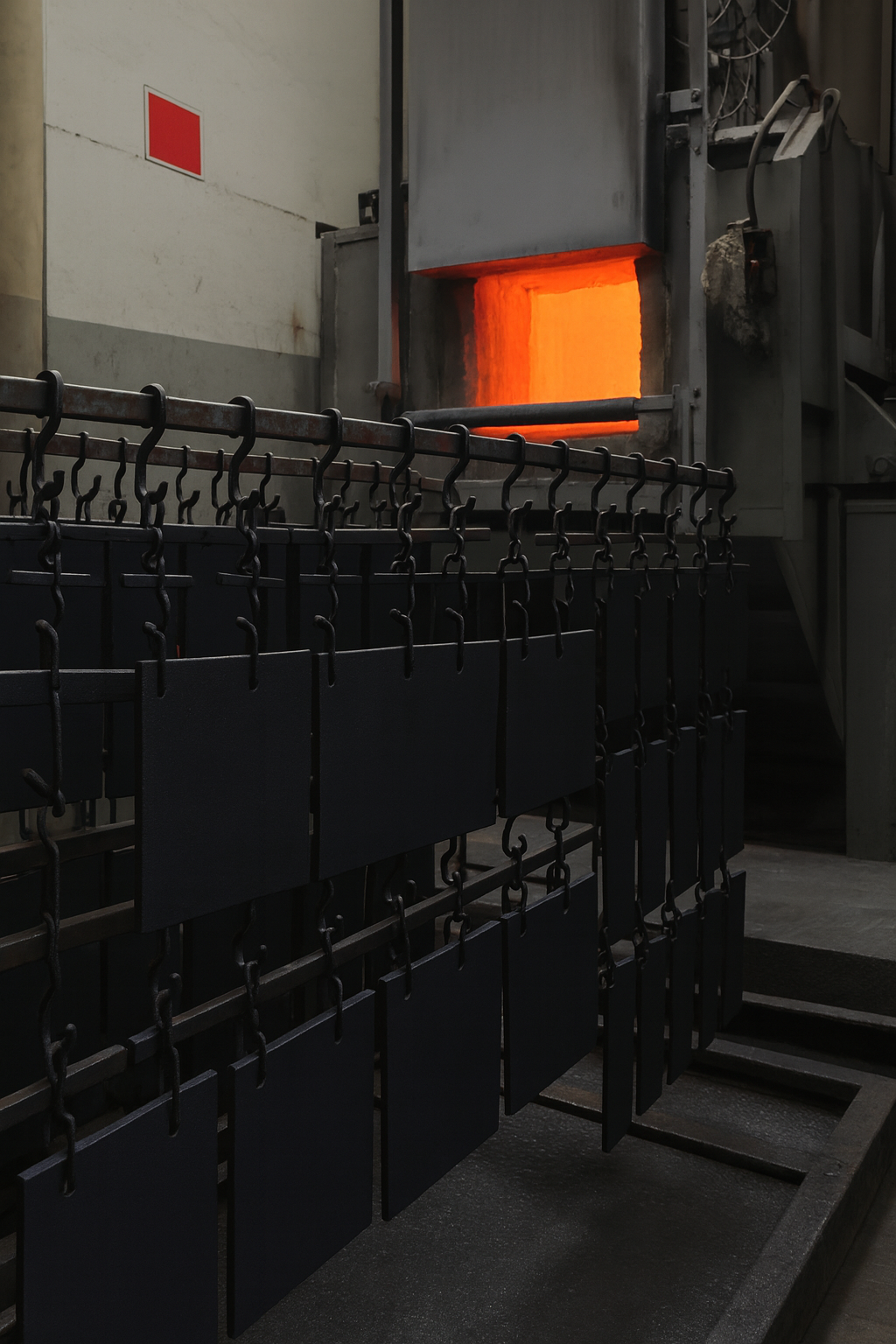 Scalable Lines titanium anode