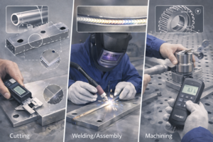 Precision inspection of titanium anode components after cutting, welding, and machining, including hole pitch, flatness, weld quality, and surface roughness control. Ensuring stable coating performance and long service life for MMO titanium anodes.