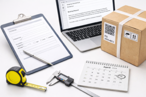 A clear checklist of information required from buyers—address, Incoterms, shipping mode, labeling, and approval timing—to calculate freight accurately and ship without delays.
