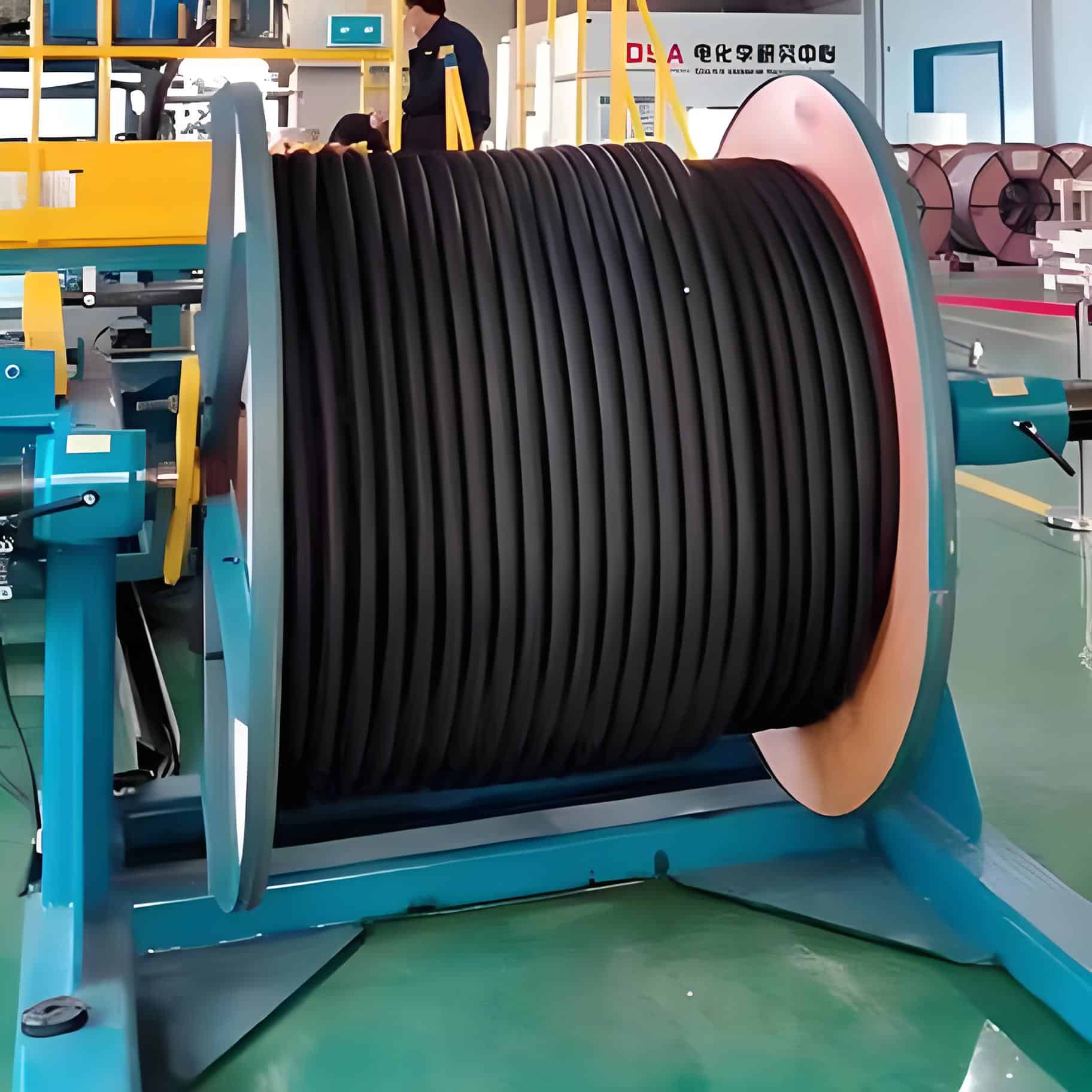 MMO anode wire coils for flexible anode and tank internal cathodic protection
