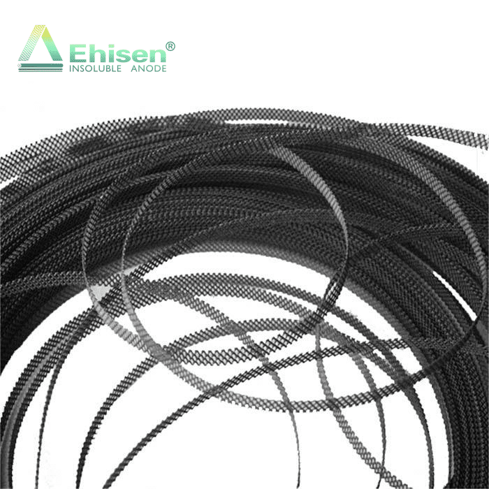 Expanded MMO mesh anodes for reinforced concrete cathodic protection of bridges and decks